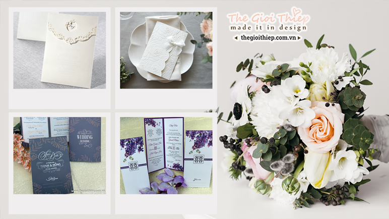 Top mẫu thiệp cưới đơn giản nhưng ấn tượng nhất